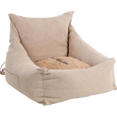Flamingo AUTOSTOEL MEGAN BEIGE 62x62x38CM Flamingo AUTOSTOEL MEGAN BEIGE 62x62x38CM