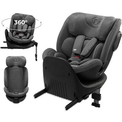 kk Kinderkraft Kinderkraft XRIDER2 Autostoel 0-21 kg, I-SIZE 40-150 cm, autostoel 360 draaibaar, met Isofix basis, kantelbare ligpositie, FWF, RWF, helling, grijs kk Kinderkraft Kinderkraft XRIDER2 Autostoel 0-21 kg, I-SIZE 40-150 cm, autostoel 360 draaibaar, met Isofix basis, kantelbare ligpositie, FWF, RWF, helling, grijs