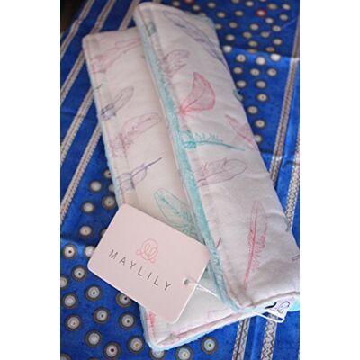 MayLily , Baby autostoelgordelhoezen, bamboe/minky, gemaakt in de EU, variatie beschikbaar, paradijsveren MayLily , Baby autostoelgordelhoezen, bamboe/minky, gemaakt in de EU, variatie beschikbaar, paradijsveren