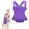 Xiuyer Baby Wrap Carrier,  Baby Carriers van Pasgeboren Ergonomische Ademende Baby Carrier 3-in-1 Voor en Terug Verstelbare Baby Sling Carrier voor Pasgeborenen Baby's & Peuters, Paarse Baby Sling Carrier