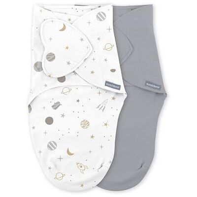 Ingenuity SwaddleMe Monogram Collection draagdoek, maat 0-3 maanden, 3-6 kg, 2 stuks, TOG 0,5 Sunset Space Ingenuity SwaddleMe Monogram Collection draagdoek, maat 0-3 maanden, 3-6 kg, 2 stuks, TOG 0,5 Sunset Space