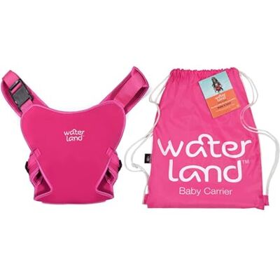 WATERLAND Draagzak Innovatieve draagzak voor water en land roze waterdichte borstband voor peuters met verstelbare riemen, lichtgewicht draagstoel voor zwembad en strand WATERLAND Draagzak Innovatieve draagzak voor water en land roze waterdichte borstband voor peuters met verstelbare riemen, lichtgewicht draagstoel voor zwembad en strand