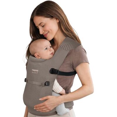 Lionelo Mabel Ergonomische Babydrager, Ademend & Lichtgewicht (500 g) Vanaf 4 maanden tot 15 kg, 2 Draagposities, Gekruist Draagsysteem, Comfort voor Ouders en Baby, Baby Draagzak Lionelo Mabel Ergonomische Babydrager, Ademend & Lichtgewicht (500 g) Vanaf 4 maanden tot 15 kg, 2 Draagposities, Gekruist Draagsysteem, Comfort voor Ouders en Baby, Baby Draagzak