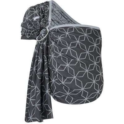 HOPPEDIZ Malmö aqua Ring-Sling - Babydraagdoek HOPPEDIZ Malmö aqua Ring-Sling - Babydraagdoek
