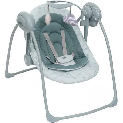 Chicco Swing&Play Elektrische schommel voor pasgeborenen, 0 maanden +, 5 schommelsnelheden, ontspannende melodieën, opvouwbaar, compact en ruimtebesparend, rugleuning met 2 posities, 0 maanden Chicco Swing&Play Elektrische schommel voor pasgeborenen, 0 maanden +, 5 schommelsnelheden, ontspannende melodieën, opvouwbaar, compact en ruimtebesparend, rugleuning met 2 posities, 0 maanden