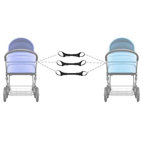 EviKoo Wandelwagen Connector   Dubbele wandelwagen Connectoren Geschikte Baby Cart Connector Universele Joint Connectors Strip Veilige Connectoren Baby winkelwagen Bijlagen