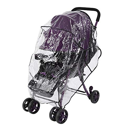 Hztyyier Kinderwagen regenbescherming, winddichte regenbescherming voor kinderwagen, transparante kinderwagen-bescherming, regenbescherming