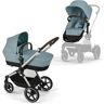 Cybex Gold kinderwagen EOS Lux 2-in-1, reissysteem, vanaf de geboorte tot 22 kg (ca. 4 jaar), Sky Blue