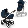 Cybex Gold kinderwagen EOS Lux 2-in-1, reissysteem, vanaf de geboorte tot 22 kg (ca. 4 jaar), Ocean Blue