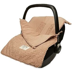 Jollein Voetenzak Boucle Biscuit Teddy Voor Baby Autostoeltje Groep 0+ en Kinderwagen Voor 3-Punts en 5-Punts Gordel Lichtbruin Jollein Voetenzak Boucle Biscuit Teddy Voor Baby Autostoeltje Groep 0+ en Kinderwagen Voor 3-Punts en 5-Punts Gordel Lichtbruin