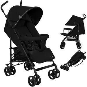 Lionelo Elia Wandelwagen Lichtgewicht Buggy (tot 15 kg), Inklapbaar met Eén Hand, Verstelbare Rugleuning & Voetsteun, 5-Puntsgordel, XXL Zonnekap, Inclusief Muggennet & Boodschappenmand, Zwart Lionelo Elia Wandelwagen Lichtgewicht Buggy (tot 15 kg), Inklapbaar met Eén Hand, Verstelbare Rugleuning & Voetsteun, 5-Puntsgordel, XXL Zonnekap, Inclusief Muggennet & Boodschappenmand, Zwart