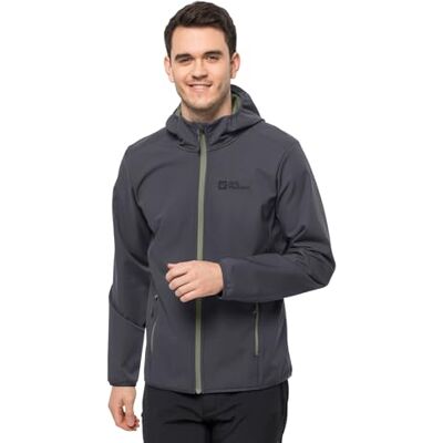 Jack Wolfskin Heren Bornberg Hoody M Softshelljas Jack Wolfskin Heren Bornberg Hoody M Softshelljas