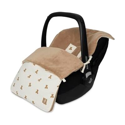 Jollein Mini Voetenzak Teddy Bear Voor Autostoeltjes Groep 0+ En Kinderwagens Voor 3-Punts En 5-Puntsgordels Katoen Little Waffle Mini Teddy Bear Jollein Mini Voetenzak Teddy Bear Voor Autostoeltjes Groep 0+ En Kinderwagens Voor 3-Punts En 5-Puntsgordels Katoen Little Waffle Mini Teddy Bear