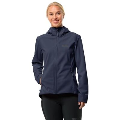 Jack Wolfskin Bornberg Capuchontrui W dames Softshelljas Jack Wolfskin Bornberg Capuchontrui W dames Softshelljas
