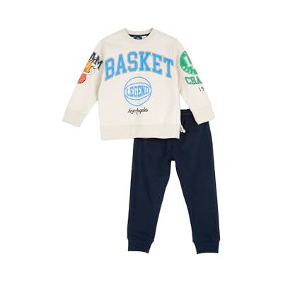 Chicco , Compleet pak voor meisjes en jongens, sweatshirt en broek, van zacht niet-gevoerd katoen, ideaal voor lente en herfst, ontworpen in Italië, kinderkleding Chicco , Compleet pak voor meisjes en jongens, sweatshirt en broek, van zacht niet-gevoerd katoen, ideaal voor lente en herfst, ontworpen in Italië, kinderkleding
