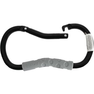 Nuby - Grote Handy Haak Carabiner - Textured Grip - Kleuren Variëren - Kinderwagen Clip Nuby - Grote Handy Haak Carabiner - Textured Grip - Kleuren Variëren - Kinderwagen Clip