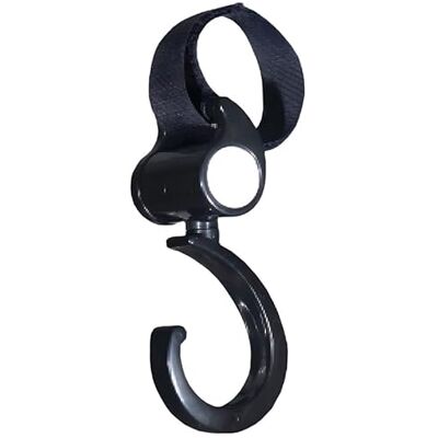 BABIDU Haak voor kinderwagen, universele pasvorm en robuust, ideaal voor het ophangen van tassen, tassen en rugzakken, accessoires voor kinderwagen, 360 graden draaibaar, kinderwagenhaak, compatibel BABIDU Haak voor kinderwagen, universele pasvorm en robuust, ideaal voor het ophangen van tassen, tassen en rugzakken, accessoires voor kinderwagen, 360 graden draaibaar, kinderwagenhaak, compatibel
