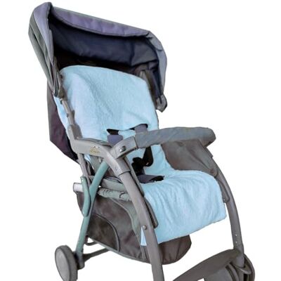 Bubabù COP036-AZZ - Universele kinderwagenhoes - Lichtblauw Bubabù COP036-AZZ - Universele kinderwagenhoes - Lichtblauw