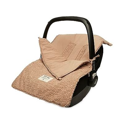 Jollein Voetenzak Boucle Biscuit Teddy Voor Baby Autostoeltje Groep 0+ en Kinderwagen Voor 3-Punts en 5-Punts Gordel Lichtbruin Jollein Voetenzak Boucle Biscuit Teddy Voor Baby Autostoeltje Groep 0+ en Kinderwagen Voor 3-Punts en 5-Punts Gordel Lichtbruin