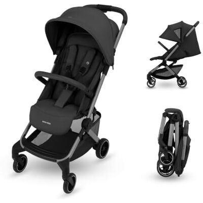 Maxi-Cosi Maxi Cosi Lara Select Baby Kinderwagen, 0-4 Jaar (0-22 kg), Edition Black Ultra-compacte & Lichtgewicht Kinderwagen (7 kg), 4 Ligposities met Vlakke Ligstand, Automatisch Inklapbaar, Boodschappenmand Maxi-Cosi Maxi Cosi Lara Select Baby Kinderwagen, 0-4 Jaar (0-22 kg), Edition Black Ultra-compacte & Lichtgewicht Kinderwagen (7 kg), 4 Ligposities met Vlakke Ligstand, Automatisch Inklapbaar, Boodschappenmand