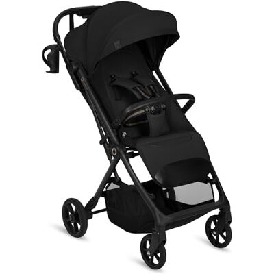 Lionelo Tansi Kinderwagen vanaf 6 maanden tot 22 kg – Auto-Folding, Eénhandig Inklapbaar, Gravel Wielen met Vering, XXL Zonnekap UPF50+, Ademende Stoffen, Inclusief Muggennet en Bekerhouder, Zwart Lionelo Tansi Kinderwagen vanaf 6 maanden tot 22 kg – Auto-Folding, Eénhandig Inklapbaar, Gravel Wielen met Vering, XXL Zonnekap UPF50+, Ademende Stoffen, Inclusief Muggennet en Bekerhouder, Zwart