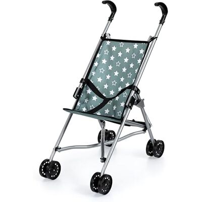 Bayer Design Poppenbuggy, dubbele wielen, opvouwbaar, veiligheidsgordel, van metaal Compacte opvouwbare kinderwagen voor poppen tot 18 inch, met veiligheidsgordel, aluminium frame en bijpassende schoudertas Bayer Design Poppenbuggy, dubbele wielen, opvouwbaar, veiligheidsgordel, van metaal Compacte opvouwbare kinderwagen voor poppen tot 18 inch, met veiligheidsgordel, aluminium frame en bijpassende schoudertas