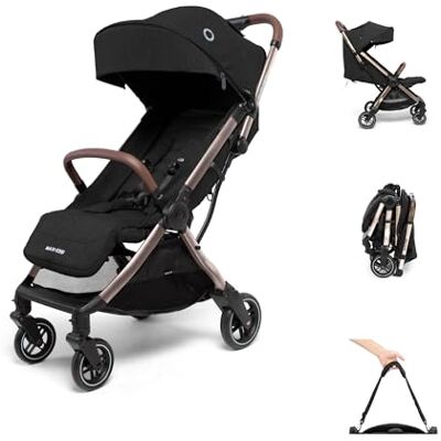 Maxi-Cosi Eva3 wandelwagen, 0 4 jaar, 0 22 kg, baby-wandelwagen, lichtgewicht & compact, vlakke ligpositie, 3 posities, automatische opklappen met 1 hand, draagriem, Essential Black Champagne Maxi-Cosi Eva3 wandelwagen, 0 4 jaar, 0 22 kg, baby-wandelwagen, lichtgewicht & compact, vlakke ligpositie, 3 posities, automatische opklappen met 1 hand, draagriem, Essential Black Champagne