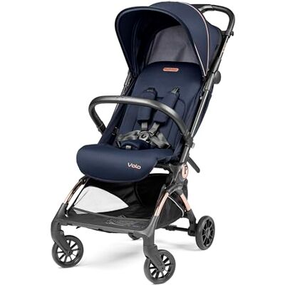 Peg Perego Volo Lichte kinderwagen met regenzak, geschikt voor vliegtuig, compact, handbagage, vanaf de geboorte tot 22 kg, reistas inbegrepen, Blue Shine Peg Perego Volo Lichte kinderwagen met regenzak, geschikt voor vliegtuig, compact, handbagage, vanaf de geboorte tot 22 kg, reistas inbegrepen, Blue Shine