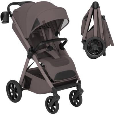 Lionelo Bett Kinderwagen met Ventilerende Zitting en Thermische Organizer Vanaf 6 Maanden tot 22 kg, Compact Inklapbaar, Ligstand van 85 cm, PU-Wielen met Vering en Waterafstotende XXL Kap met UPF50+ Lionelo Bett Kinderwagen met Ventilerende Zitting en Thermische Organizer Vanaf 6 Maanden tot 22 kg, Compact Inklapbaar, Ligstand van 85 cm, PU-Wielen met Vering en Waterafstotende XXL Kap met UPF50+