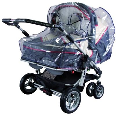sunnybaby 10098 Universele regenhoes, regenhoes voor Zwillings kinderwagens twee contactramen voor optimale luchtcirculatie Kwaliteit: Made in Germany sunnybaby 10098 Universele regenhoes, regenhoes voor Zwillings kinderwagens twee contactramen voor optimale luchtcirculatie Kwaliteit: Made in Germany