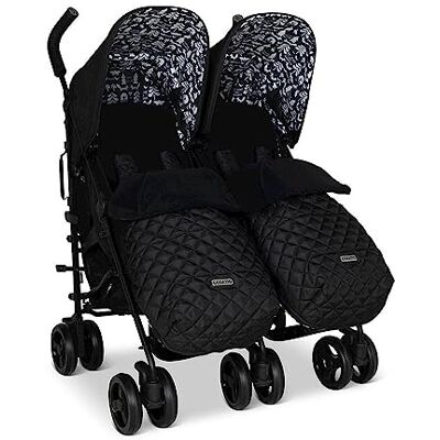 Cosatto Supa Dupa Kinderwagen - Silhouette - Dubbele voor broers en zussen Cosatto Supa Dupa Kinderwagen - Silhouette - Dubbele voor broers en zussen