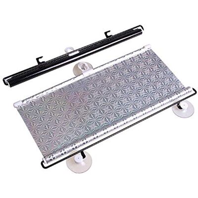 kabinga KABINA RTR 9992 parasol, intrekbaar, met zelfkrimpstang, PVC-materiaal met UV-bescherming, houdt je auto koel en zonder schade (zilverkleurig, 2 stuks) kabinga KABINA RTR 9992 parasol, intrekbaar, met zelfkrimpstang, PVC-materiaal met UV-bescherming, houdt je auto koel en zonder schade (zilverkleurig, 2 stuks)