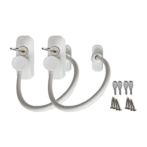 MOTT Kabel Raam Beperker Kind Veiligheid Lock Venster Beveiligingsbeperkingen Draad Deur Restrictor Ventilatie Venster Lock voor Venster, Kluisje, Koelkast