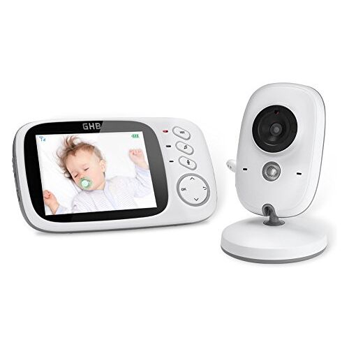 GHB babymonitor met camera 3,2 inch display nachtzicht vox