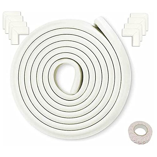 HIMRY KX_TKD7000-Set-White randbescherming hoekbescherming, off-wit, 5m 8