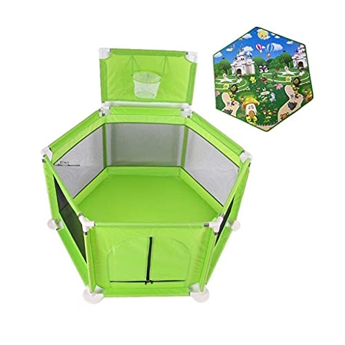 FWZJ Baby box kinderen hek spel baby spelen huis thuis en buiten baby peuter kruipen mat speelgoed (kleur: kruipen mat)