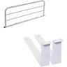 HUNTFF Bed Railing Staal Bed Assist Rail Met Fall Preventie Guard Bed Assist Bar 90/120/140 cm Assist Railing Veiligheid Bed Rail