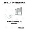 DISEC BLOCCA Martellina  OVALE BMAR02B18 BRONZO