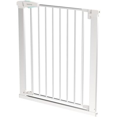 YEAUPE PRO Deurbeschermingsrooster zonder boren, breedte 72-76 cm, traphek, kinderrooster, deur, met één hand openen, kinderbeschermingsrooster, hondenhek, voor binnen, wit YEAUPE PRO Deurbeschermingsrooster zonder boren, breedte 72-76 cm, traphek, kinderrooster, deur, met één hand openen, kinderbeschermingsrooster, hondenhek, voor binnen, wit