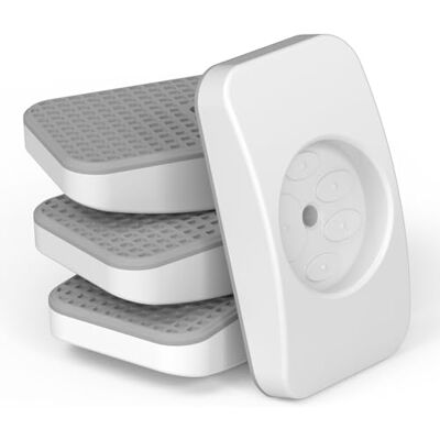 YEAUPE PRO 4 stuks wandbeschermpads, voor Trappenrooster Zonder Boren en deurbeschermingsrooster babyhek wandbeschermer, vierkant Deurstopper wandbeschermer, voor Kinderhek en Trappenrooster YEAUPE PRO 4 stuks wandbeschermpads, voor Trappenrooster Zonder Boren en deurbeschermingsrooster babyhek wandbeschermer, vierkant Deurstopper wandbeschermer, voor Kinderhek en Trappenrooster