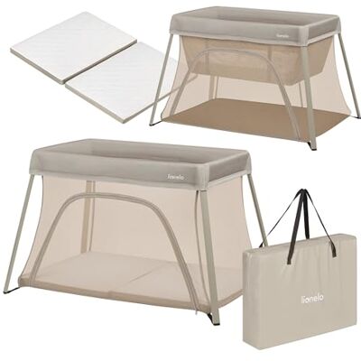 Lionelo Alice 3-in-1 Babybed Reisbedje Box (0-26 mnd), Lichtgewicht 5,5 kg Lionelo Alice 3-in-1 Babybed Reisbedje Box (0-26 mnd), Lichtgewicht 5,5 kg