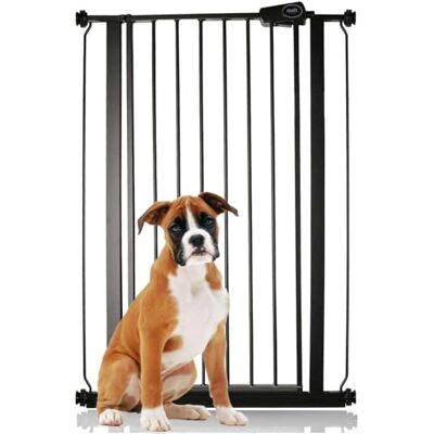 Bettacare Extra Hoog Metaal Veiligheidshek, Klemhek Extra Hoog 104cm, Traphekje Zonder Boren, 75cm 83cm, Matzwart, Veiligheidshekje voor trap en deur, Kinderhek Eenvoudig Geïnstalleerd Bettacare Extra Hoog Metaal Veiligheidshek, Klemhek Extra Hoog 104cm, Traphekje Zonder Boren, 75cm 83cm, Matzwart, Veiligheidshekje voor trap en deur, Kinderhek Eenvoudig Geïnstalleerd