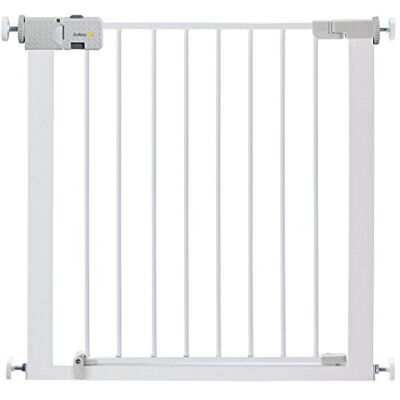 Safety 1st SecureTech Gate, Veiligheidshek Baby 73–80 cm, Wit Snelsluitend Veiligheidshek Baby, Uitbreidbaar tot 136 cm, Met Eén Hand te Openen, Zelfklemmend, Tweevoudige Sluiting Safety 1st SecureTech Gate, Veiligheidshek Baby 73–80 cm, Wit Snelsluitend Veiligheidshek Baby, Uitbreidbaar tot 136 cm, Met Eén Hand te Openen, Zelfklemmend, Tweevoudige Sluiting