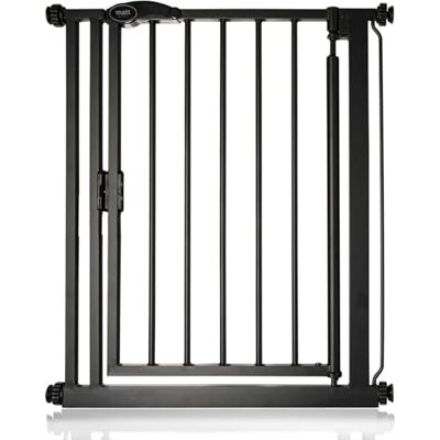 Safetots Self Closing Klemhek, Zelfsluitend, Traphekje Zonder Boren, Klembevestging, Smal, 68.5 cm 75 cm, Mat Zwart, Veiligheidshekje voor trap en deur, Kinderhek Eenvoudig Geïnstalleerd Safetots Self Closing Klemhek, Zelfsluitend, Traphekje Zonder Boren, Klembevestging, Smal, 68.5 cm 75 cm, Mat Zwart, Veiligheidshekje voor trap en deur, Kinderhek Eenvoudig Geïnstalleerd