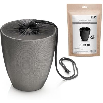Reer Plantenbeschermingsnet, papieren zak, 3 stuks, voor bloempotten tot 30 cm diameter, zodat je kind geen potgrond eet Reer Plantenbeschermingsnet, papieren zak, 3 stuks, voor bloempotten tot 30 cm diameter, zodat je kind geen potgrond eet