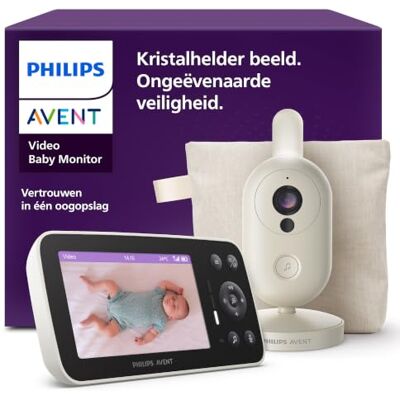 Philips Avent Videobabyfoon HD Camera – veilige bewaking zonder wifi 4,5" kristalhelder scherm, infrarood nachtzicht, DEKRA-gecertificeerd, lange batterijduur, temperatuuralarm, SCD871/26 Philips Avent Videobabyfoon HD Camera – veilige bewaking zonder wifi 4,5" kristalhelder scherm, infrarood nachtzicht, DEKRA-gecertificeerd, lange batterijduur, temperatuuralarm, SCD871/26