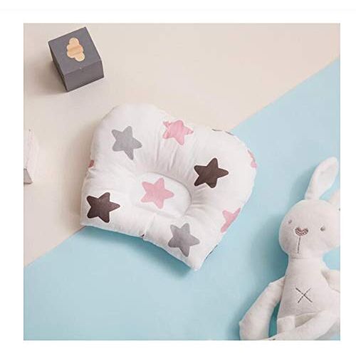Tianyi 1Pc Baby Flat Head Pillow Newborn Infant Sleeping Cushion Stroller Portable Crib Pillows Cotton Baby Room Bedding-A13