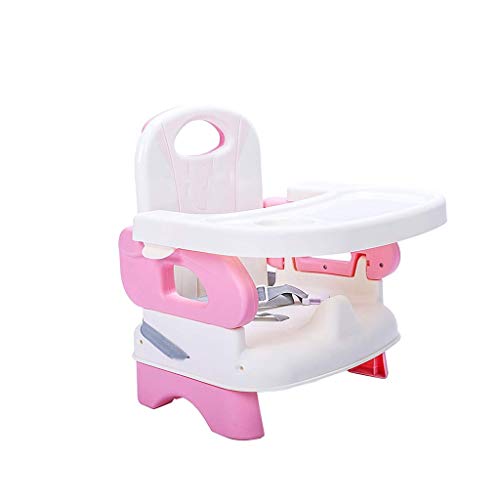 Aintap converteerbare kinderstoel, 3-in-1 Bumbo-stoel met dienblad, roze stoelverhoger en kinderstoelcombinatie