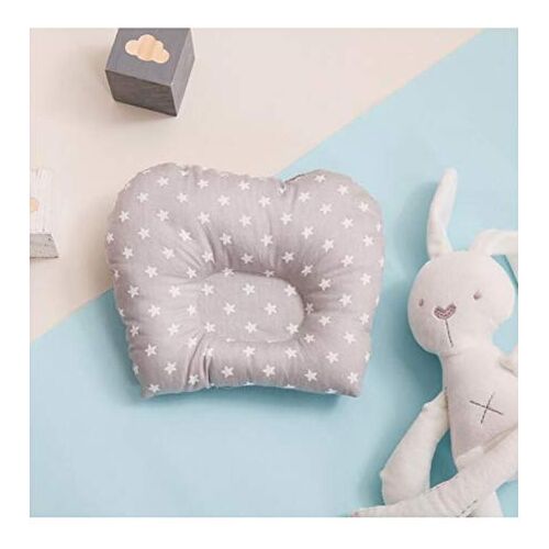 Tianyi 1Pc Baby Flat Head Pillow Newborn Infant Sleeping Cushion Stroller Portable Crib Pillows Cotton Baby Room Bedding-A8