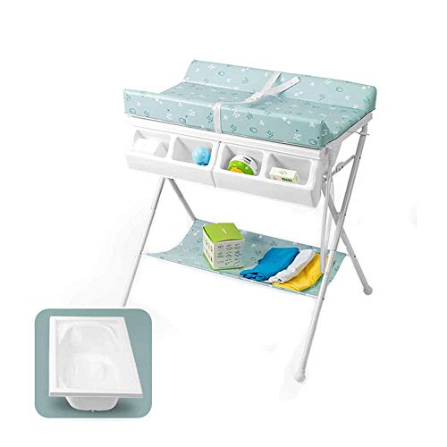 FBITE Bdesign Nieuwe babycommode Opvouwbare babyverzorging, bad multifunctioneel babybed, babymassagetafel baby